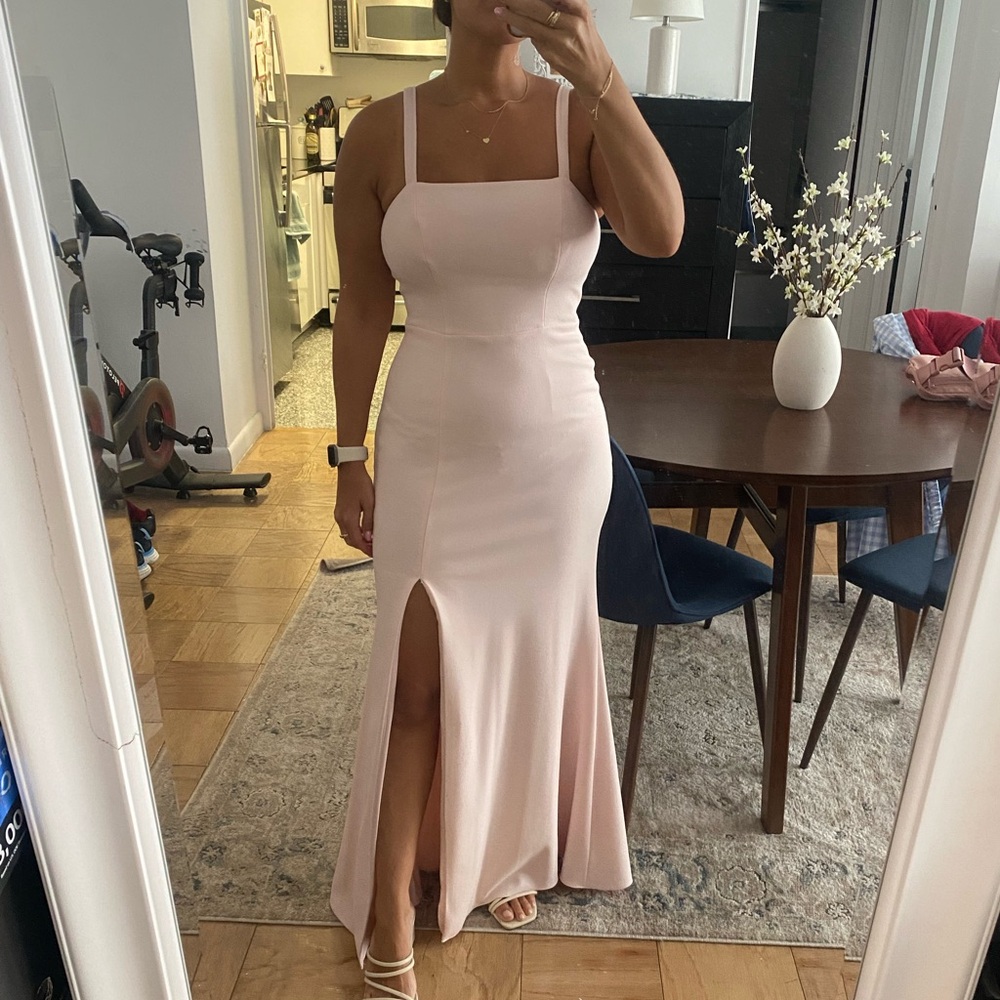 Azazie Light Pink Dress